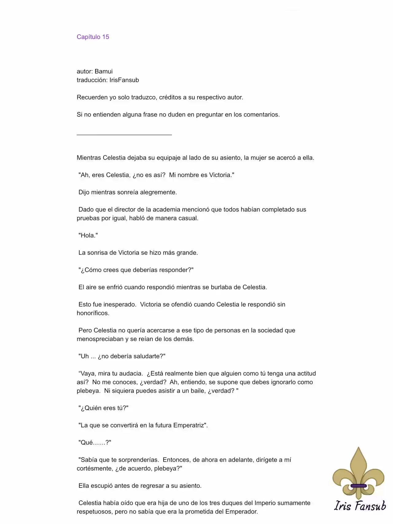 Por Qué El Rey Necesita Una Secretaria (Novela) - Capítulo 15 - Página 2 - LectorTMOo