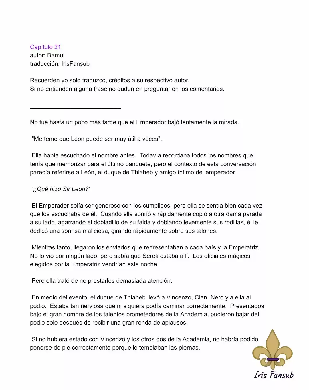 Por Qué El Rey Necesita Una Secretaria (Novela) - Capítulo 21 - Página 2 - LectorTMOo