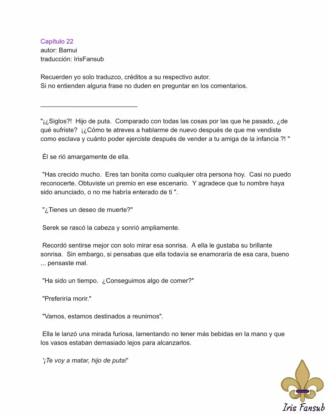 Por Qué El Rey Necesita Una Secretaria (Novela) - Capítulo 22 - Página 2 - LectorTMOo