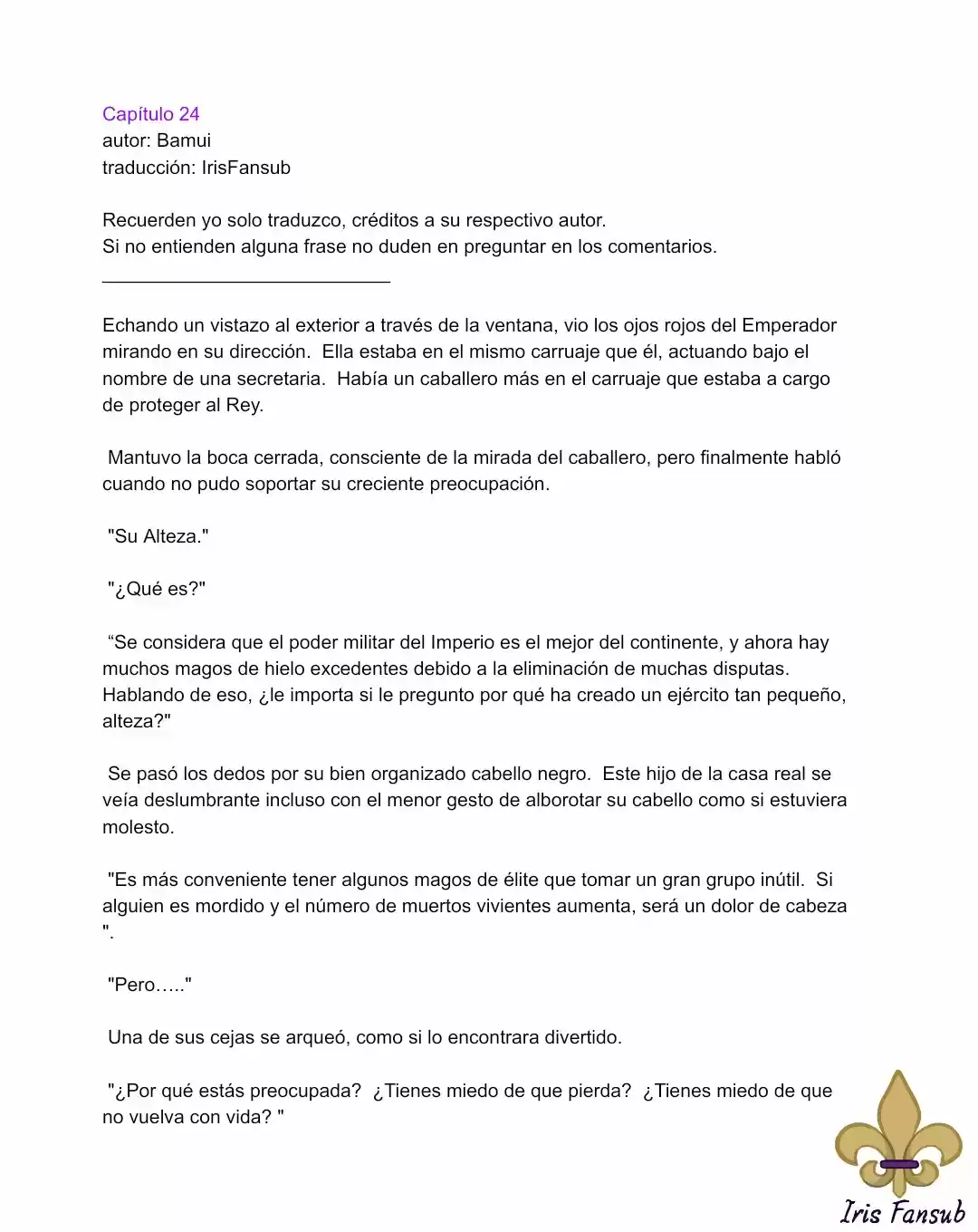 Por Qué El Rey Necesita Una Secretaria (Novela) - Capítulo 24 - Página 2 - LectorTMOo