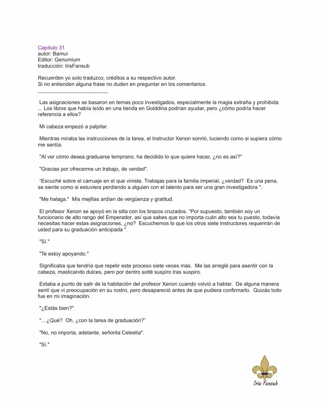 Por Qué El Rey Necesita Una Secretaria (Novela) - Capítulo 31 - Página 2 - LectorTMOo