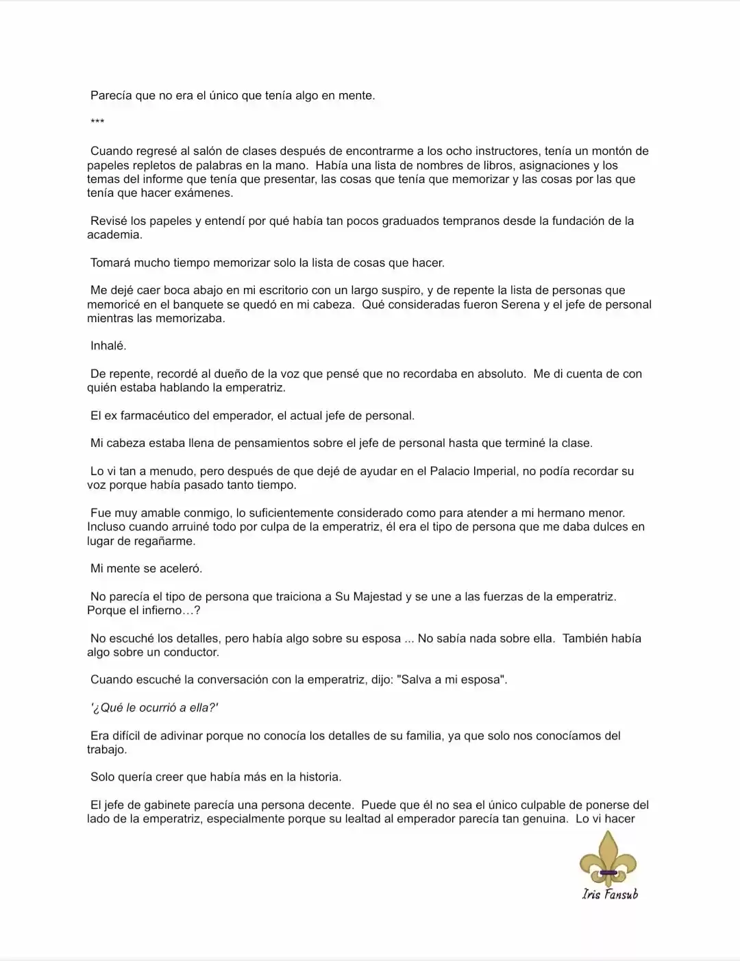 Por Qué El Rey Necesita Una Secretaria (Novela) - Capítulo 31 - Página 3 - LectorTMOo