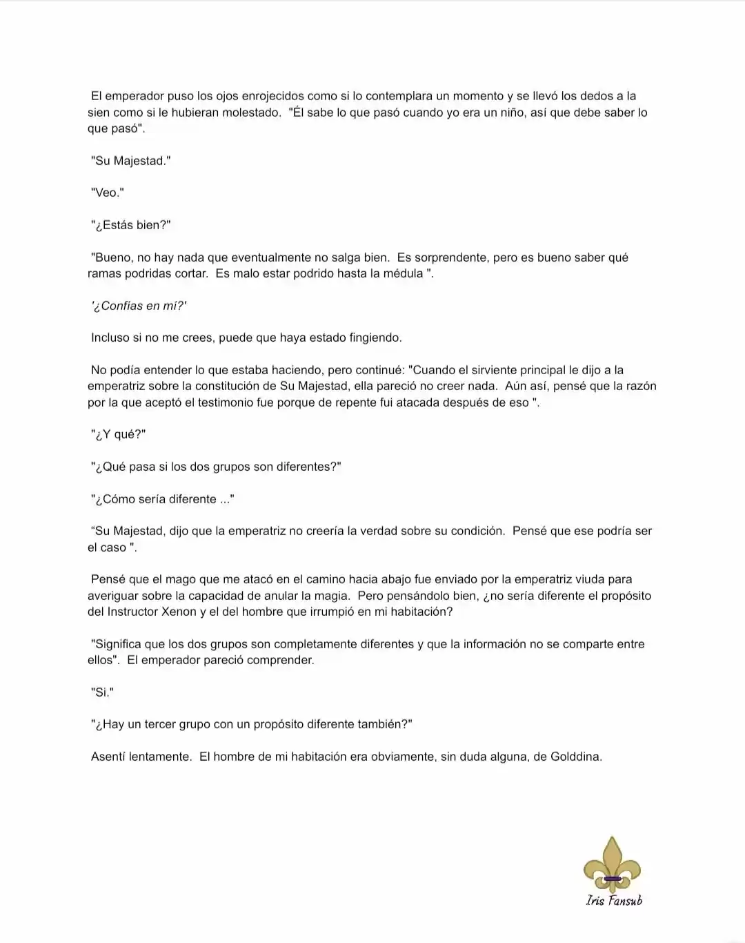Por Qué El Rey Necesita Una Secretaria (Novela) - Capítulo 34 - Página 7 - LectorTMOo
