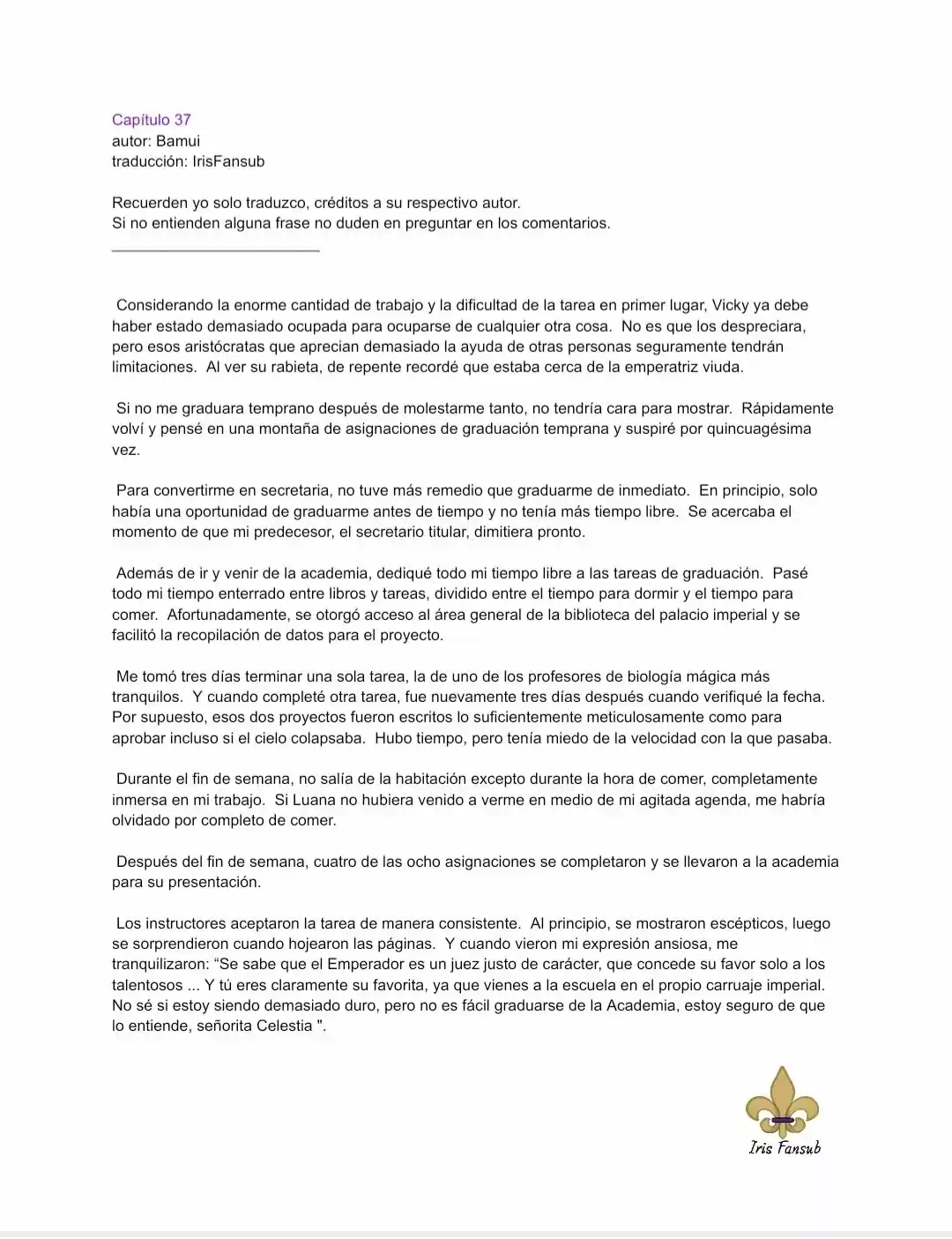 Por Qué El Rey Necesita Una Secretaria (Novela) - Capítulo 37 - Página 2 - LectorTMOo