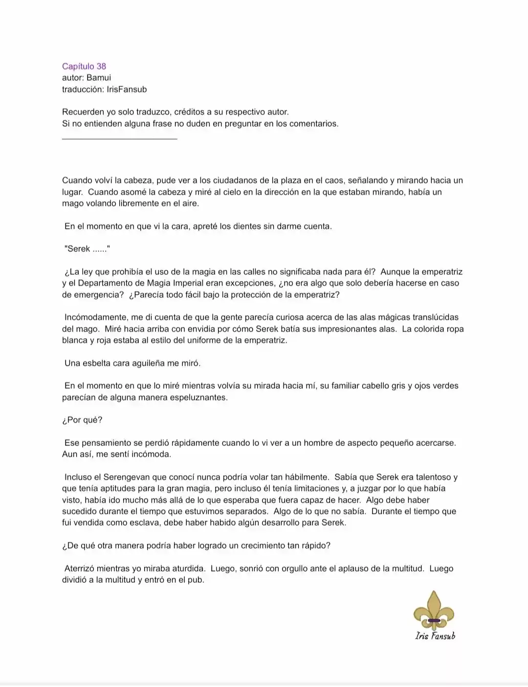 Por Qué El Rey Necesita Una Secretaria (Novela) - Capítulo 38 - Página 2 - LectorTMOo