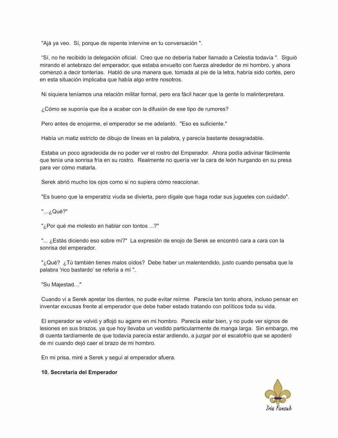 Por Qué El Rey Necesita Una Secretaria (Novela) - Capítulo 39 - Página 3 - LectorTMOo