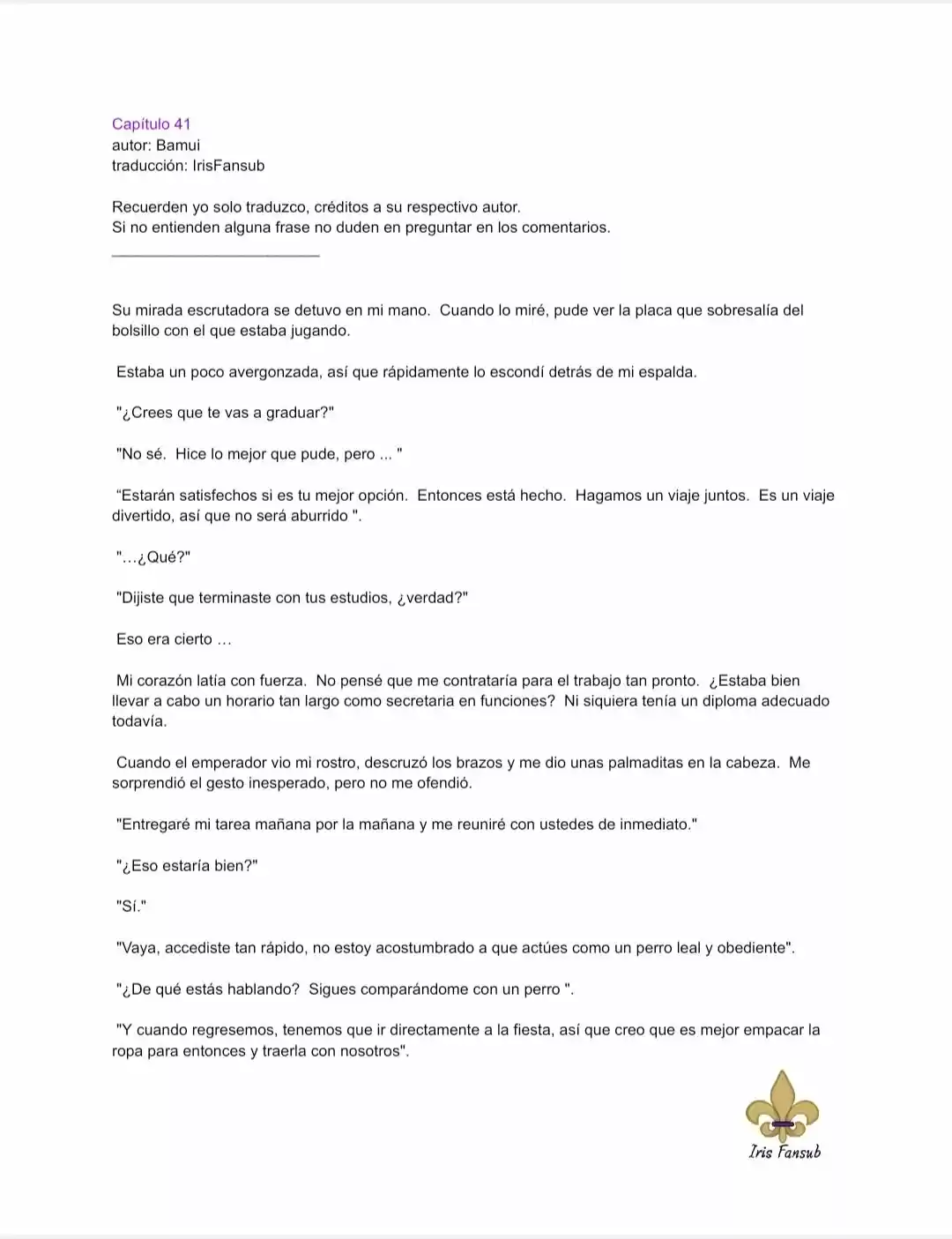 Por Qué El Rey Necesita Una Secretaria (Novela) - Capítulo 41 - Página 2 - LectorTMOo