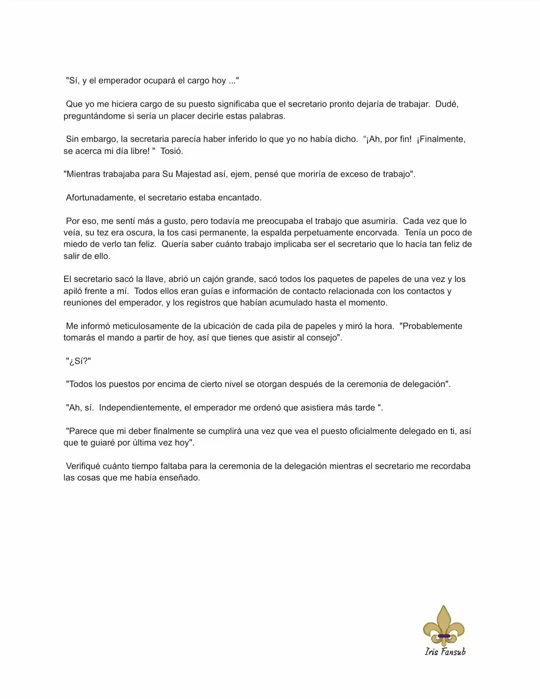 Por Qué El Rey Necesita Una Secretaria (Novela) - Capítulo 42 - Página 7 - LectorTMOo