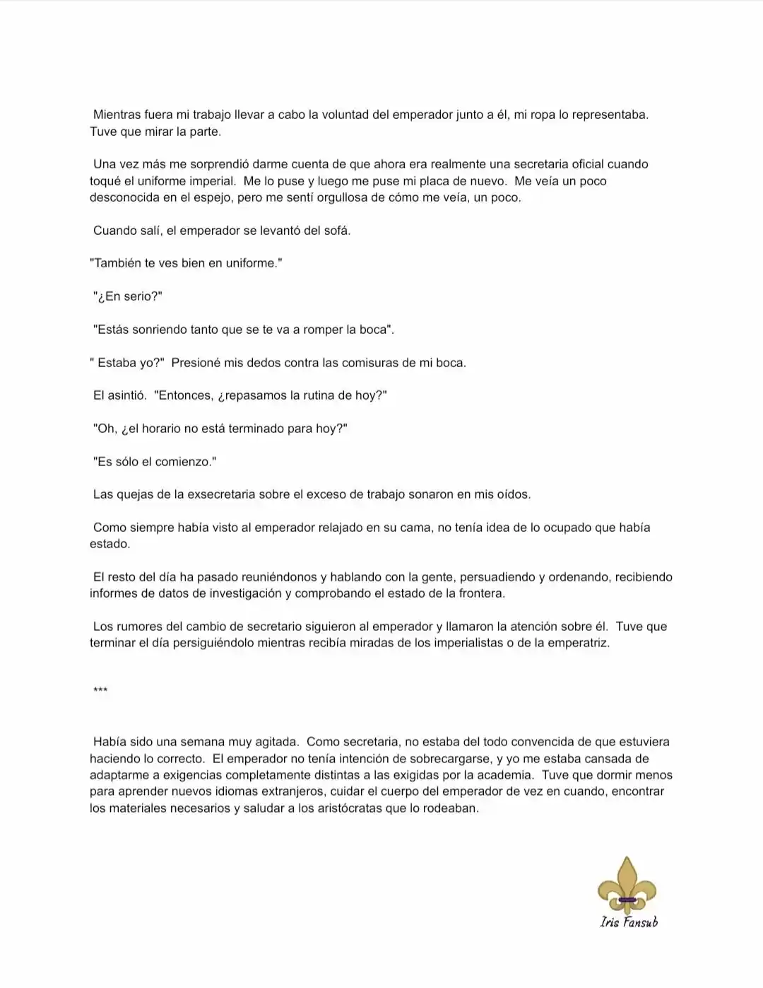 Por Qué El Rey Necesita Una Secretaria (Novela) - Capítulo 44 - Página 5 - LectorTMOo