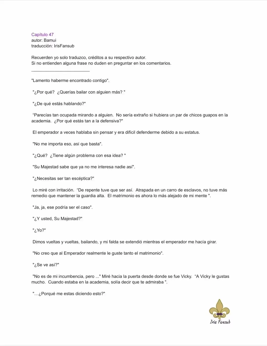 Por Qué El Rey Necesita Una Secretaria (Novela) - Capítulo 47 - Página 2 - LectorTMOo