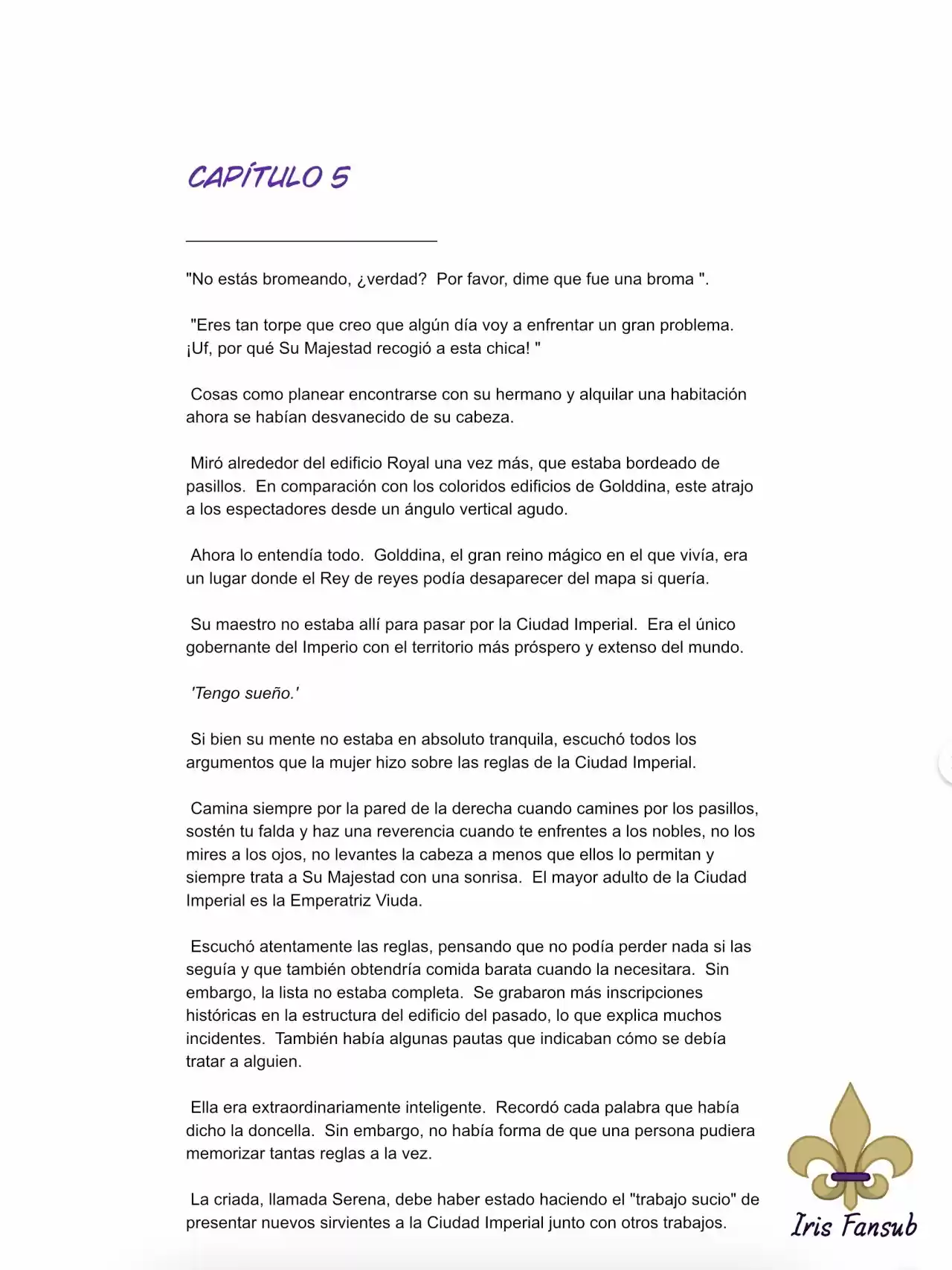 Por Qué El Rey Necesita Una Secretaria (Novela) - Capítulo 5 - Página 2 - LectorTMOo