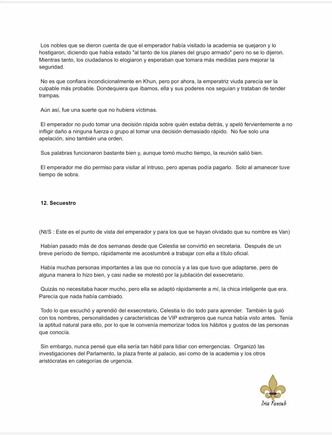 Por Qué El Rey Necesita Una Secretaria (Novela) - Capítulo 51 - Página 4 - LectorTMOo