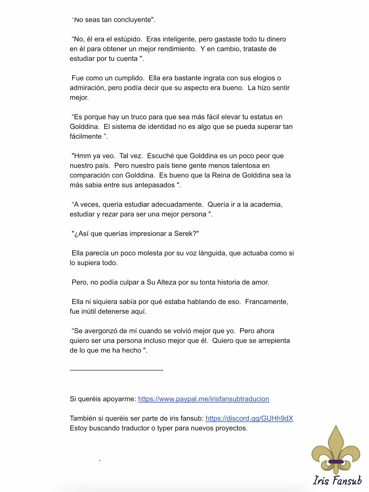 Por Qué El Rey Necesita Una Secretaria (Novela) - Capítulo 8 - Página 8 - LectorTMOo