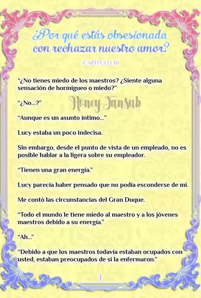 ¿Por Qué Estás Obsesionada Con Rechazar Nuestro Amor? (Novela) - Capítulo 10 - Página 5 - LectorTMOo