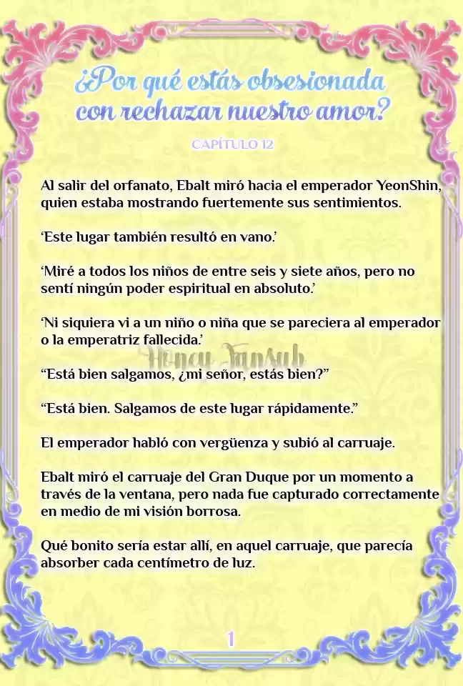 ¿Por Qué Estás Obsesionada Con Rechazar Nuestro Amor? (Novela) - Capítulo 12 - Página 5 - LectorTMOo