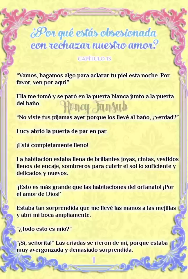 ¿Por Qué Estás Obsesionada Con Rechazar Nuestro Amor? (Novela) - Capítulo 13 - Página 5 - LectorTMOo
