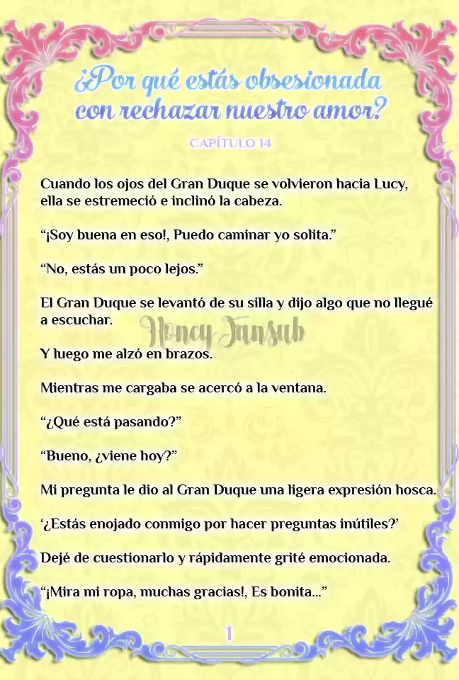¿Por Qué Estás Obsesionada Con Rechazar Nuestro Amor? (Novela) - Capítulo 14 - Página 5 - LectorTMOo