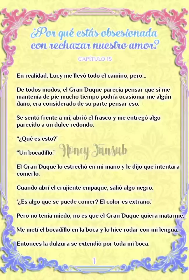 ¿Por Qué Estás Obsesionada Con Rechazar Nuestro Amor? (Novela) - Capítulo 15 - Página 5 - LectorTMOo