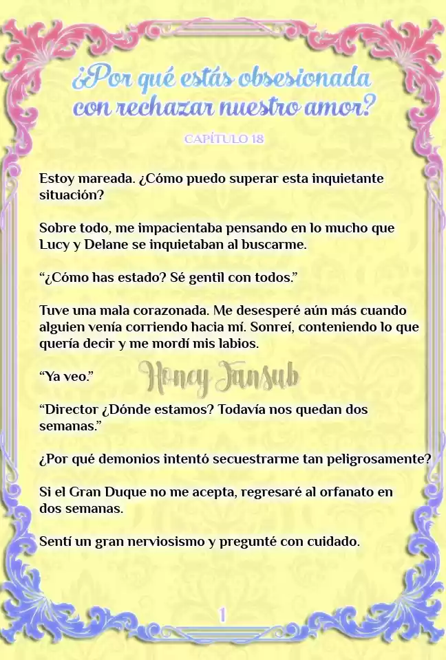 ¿Por Qué Estás Obsesionada Con Rechazar Nuestro Amor? (Novela) - Capítulo 18 - Página 5 - LectorTMOo
