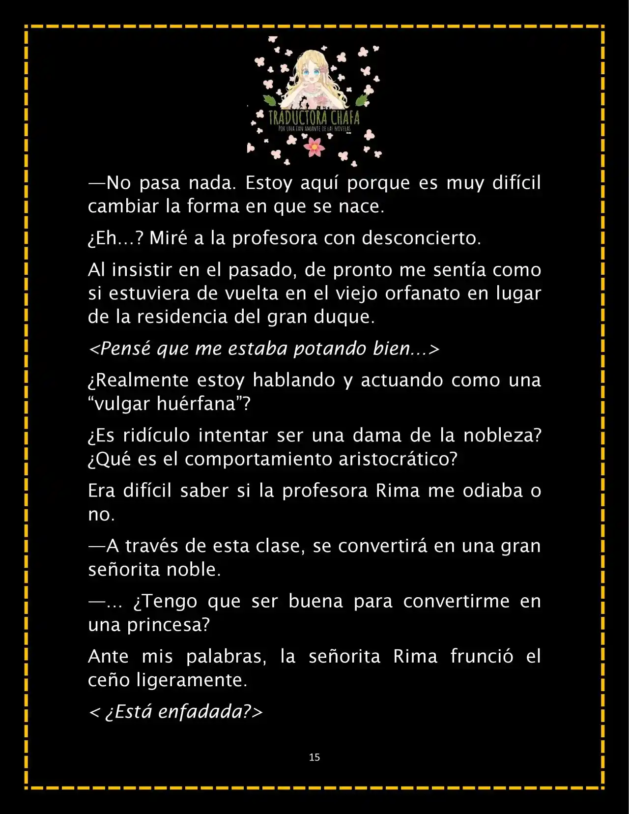 ¿Por Qué Estás Obsesionada Con Rechazar Nuestro Amor? (Novela) - Capítulo 35 - Página 17 - LectorTMOo