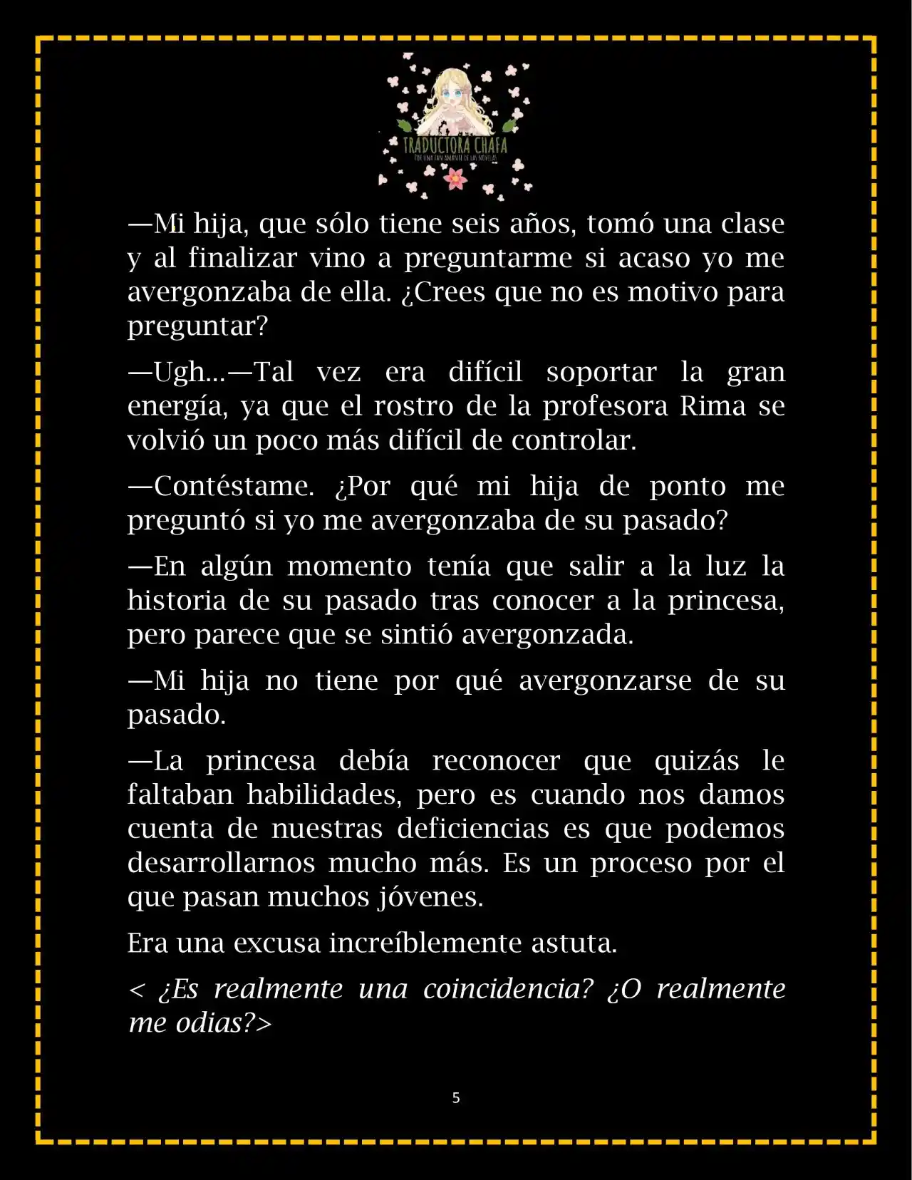 ¿Por Qué Estás Obsesionada Con Rechazar Nuestro Amor? (Novela) - Capítulo 37 - Página 7 - LectorTMOo