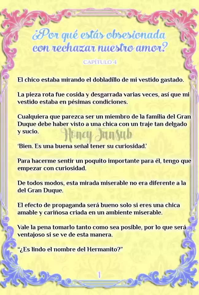 ¿Por Qué Estás Obsesionada Con Rechazar Nuestro Amor? (Novela) - Capítulo 4 - Página 3 - LectorTMOo