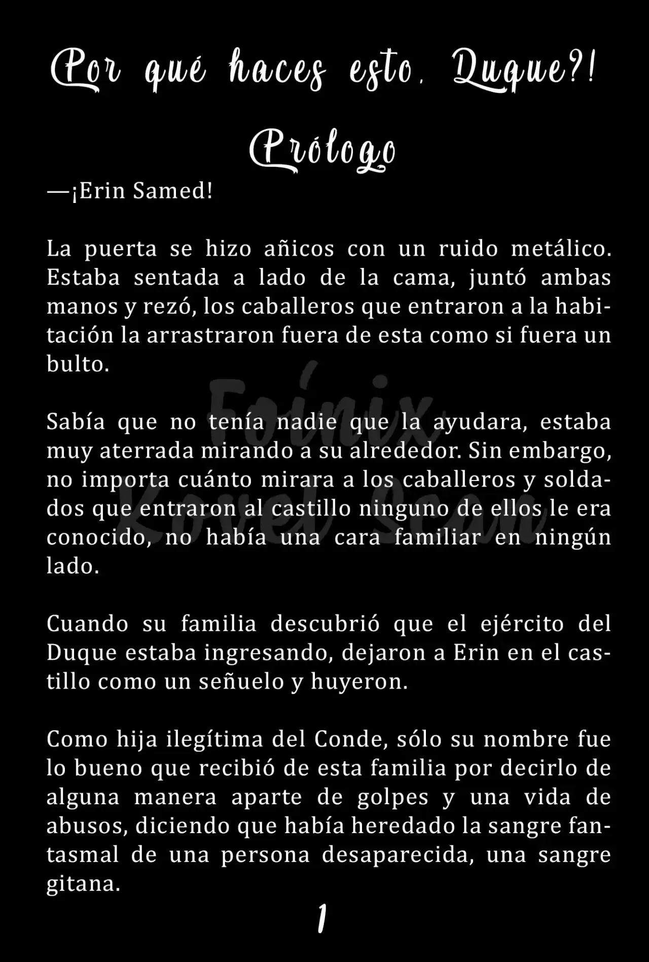 Por Qué Haces Esto, Duque?! (Novela) - Capítulo - Página 2 - LectorTMOo