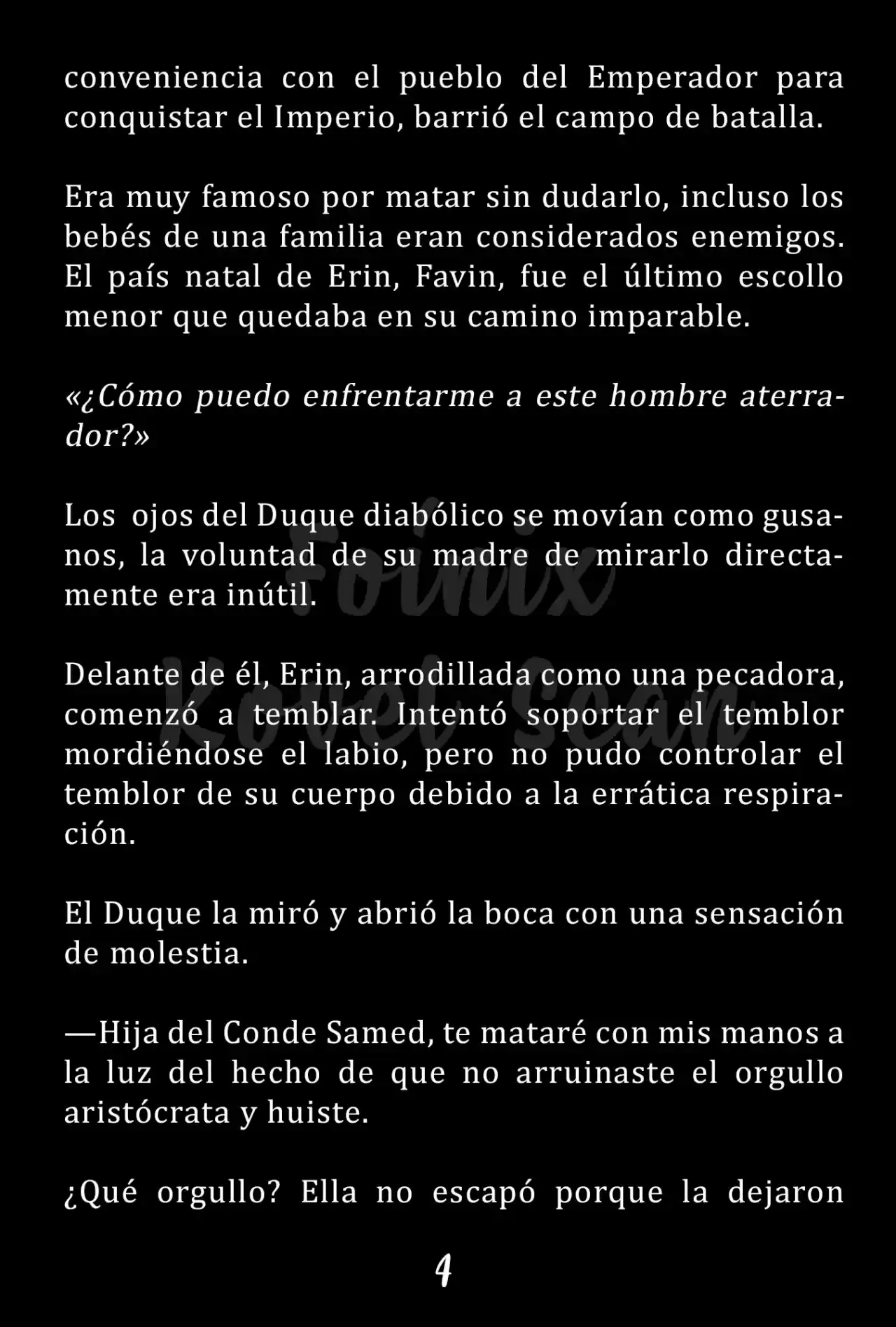Por Qué Haces Esto, Duque?! (Novela) - Capítulo - Página 5 - LectorTMOo