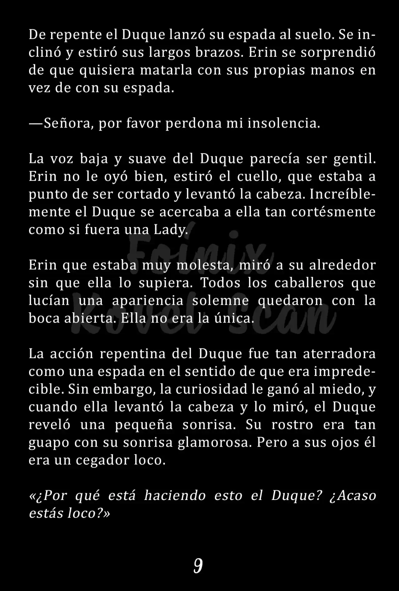 Por Qué Haces Esto, Duque?! (Novela) - Capítulo - Página 10 - LectorTMOo