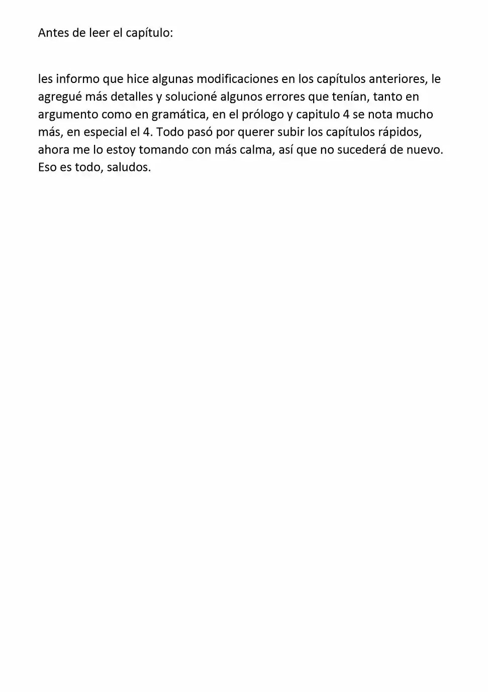 PORTADOR DE LA MAGIA DE LUZ SOLAR (Novela) - Capítulo 5 - Página 1 - LectorTMOo