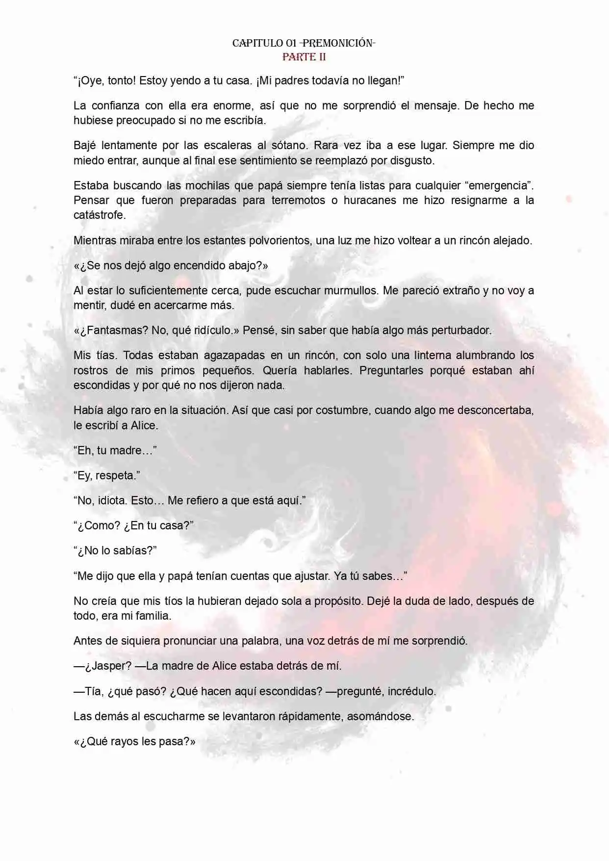 PORTADORES: ALMAS CORRUPTAS EN EL FIN DEL MUNDO (Novela) - Capítulo 1.2 - Página 3 - LectorTMOo