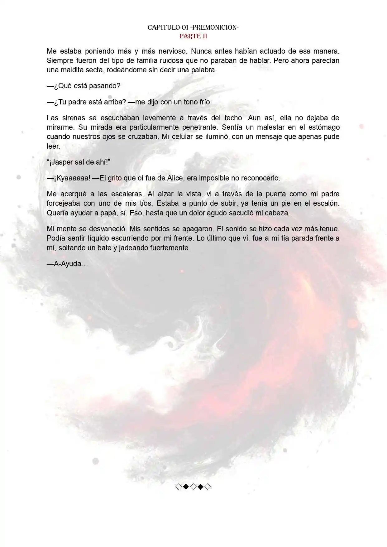 PORTADORES: ALMAS CORRUPTAS EN EL FIN DEL MUNDO (Novela) - Capítulo 1.2 - Página 4 - LectorTMOo