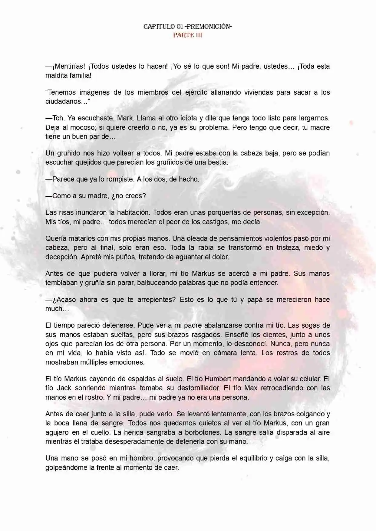 PORTADORES: ALMAS CORRUPTAS EN EL FIN DEL MUNDO (Novela) - Capítulo 1.3 - Página 5 - LectorTMOo