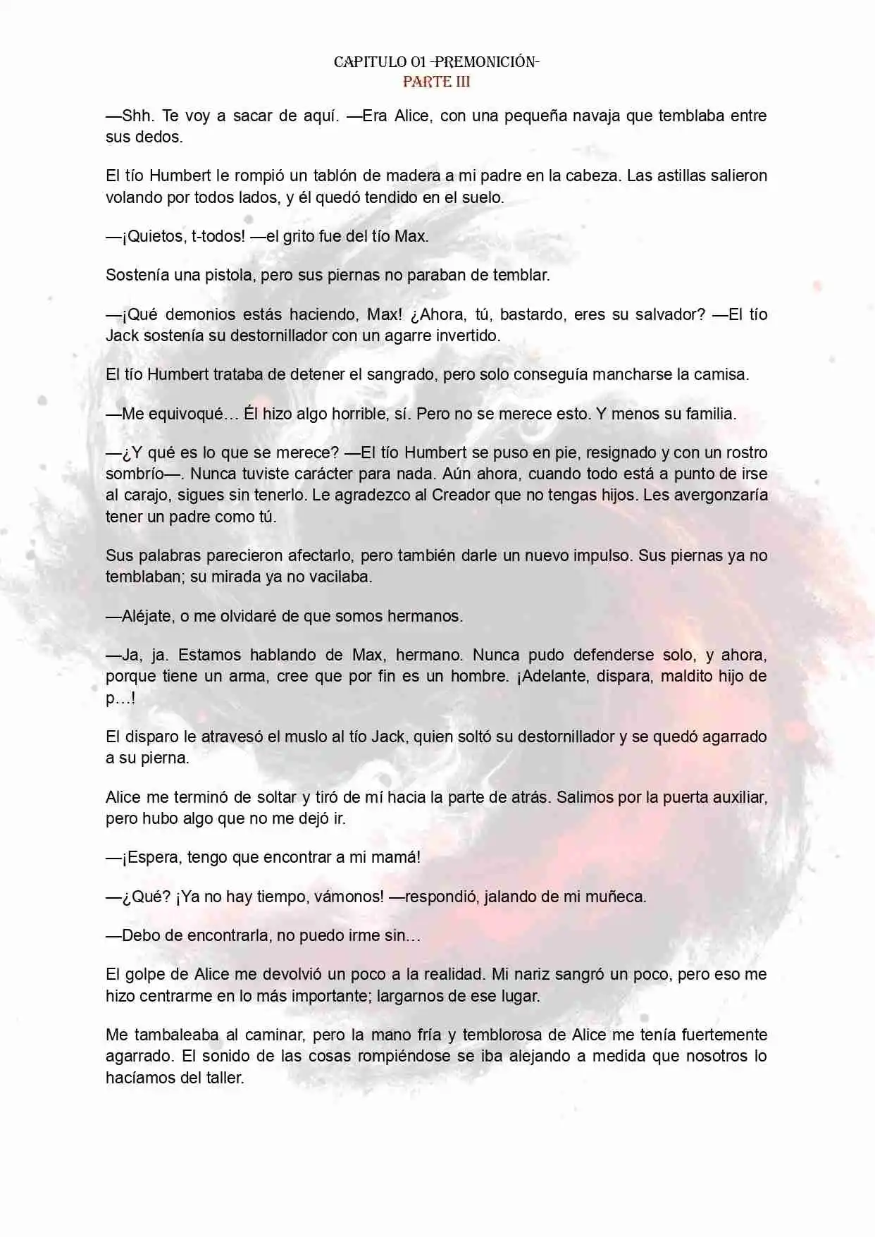 PORTADORES: ALMAS CORRUPTAS EN EL FIN DEL MUNDO (Novela) - Capítulo 1.3 - Página 6 - LectorTMOo