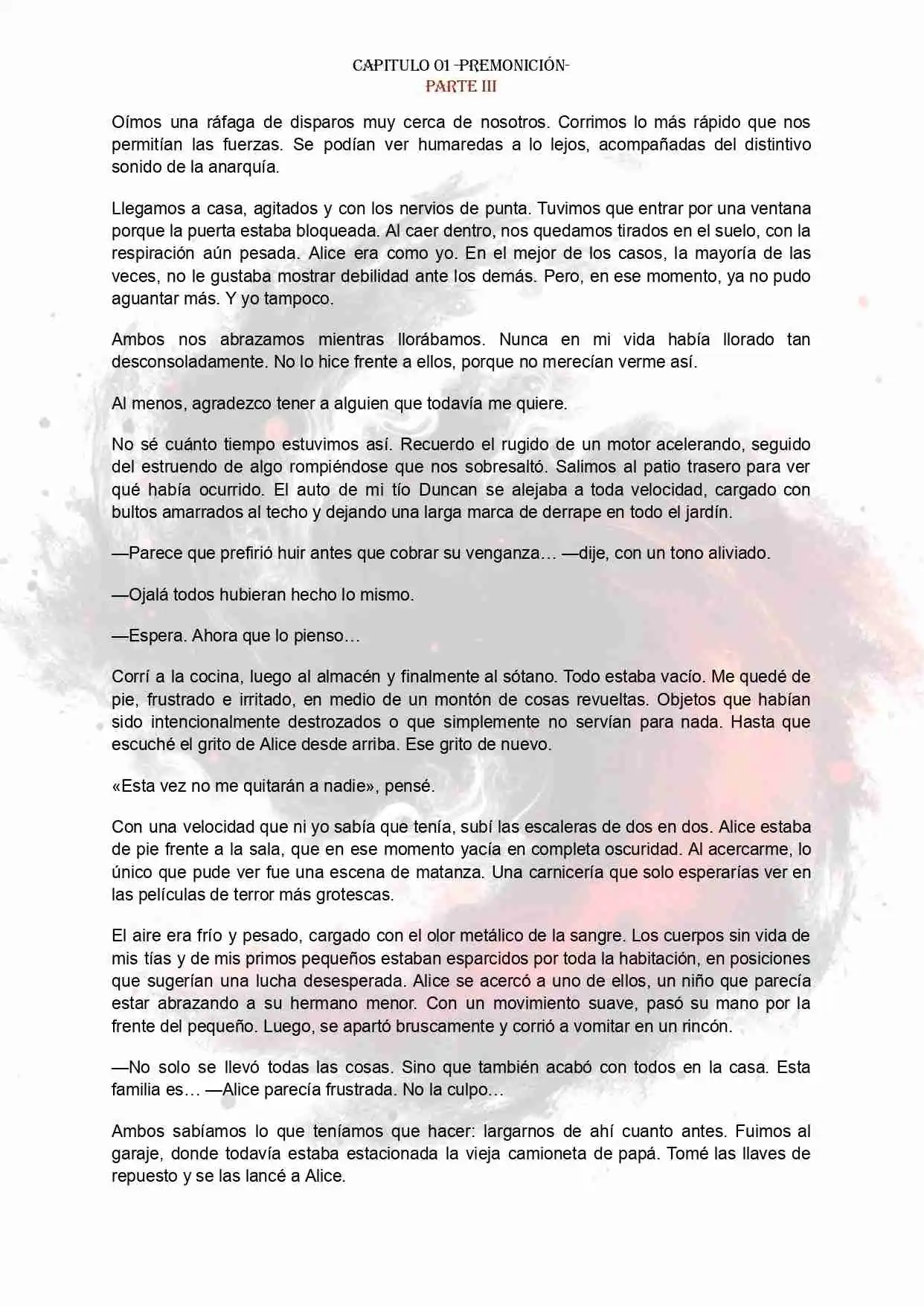 PORTADORES: ALMAS CORRUPTAS EN EL FIN DEL MUNDO (Novela) - Capítulo 1.3 - Página 7 - LectorTMOo