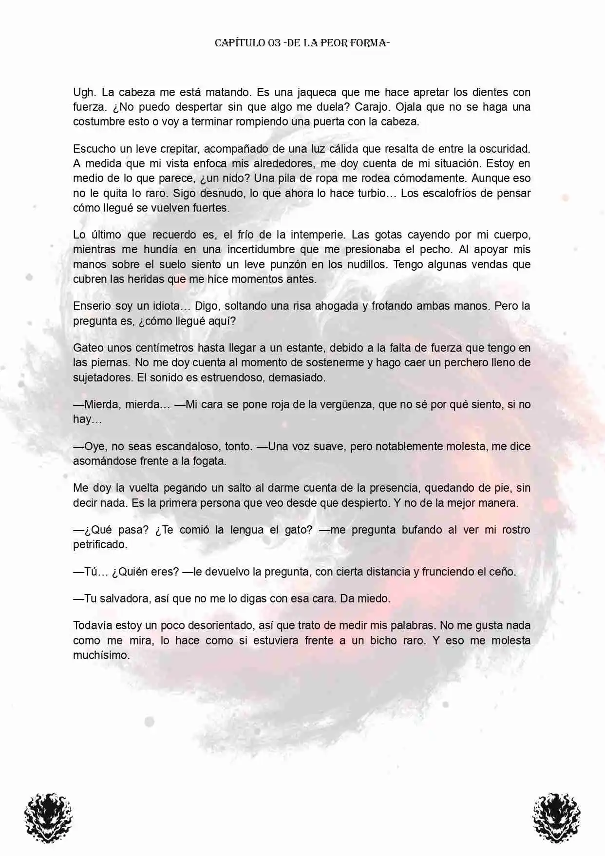PORTADORES: ALMAS CORRUPTAS EN EL FIN DEL MUNDO (Novela) - Capítulo 3 - Página 1 - LectorTMOo