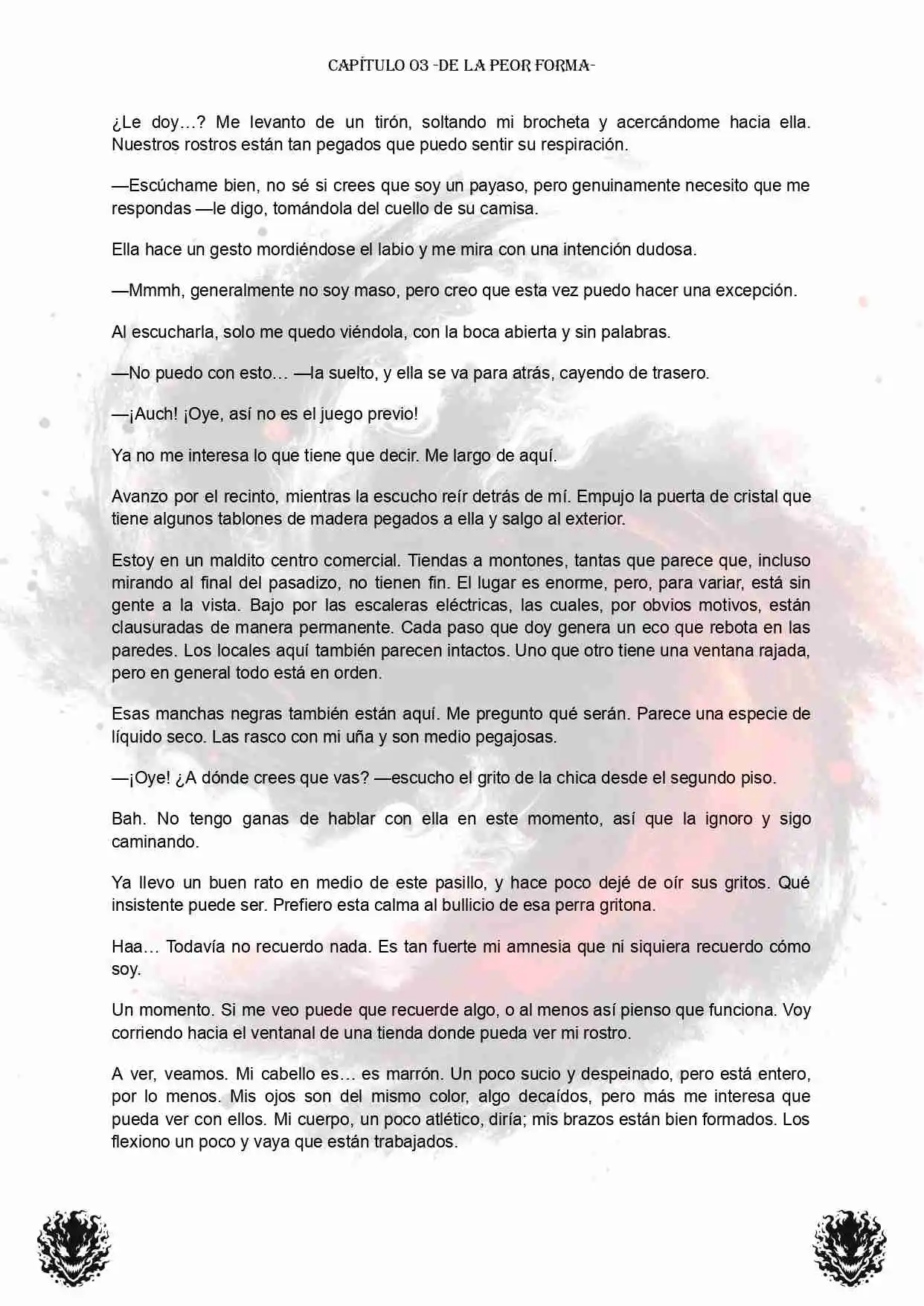 PORTADORES: ALMAS CORRUPTAS EN EL FIN DEL MUNDO (Novela) - Capítulo 3 - Página 4 - LectorTMOo