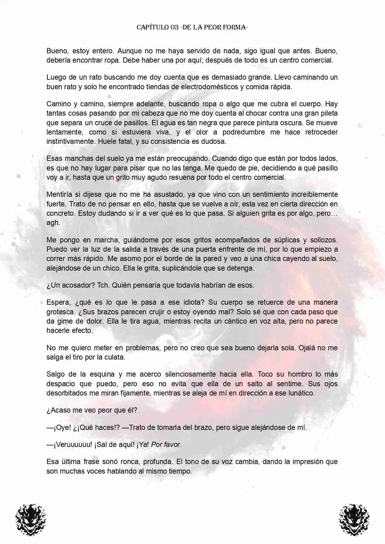 PORTADORES: ALMAS CORRUPTAS EN EL FIN DEL MUNDO (Novela) - Capítulo 3 - Página 5 - LectorTMOo