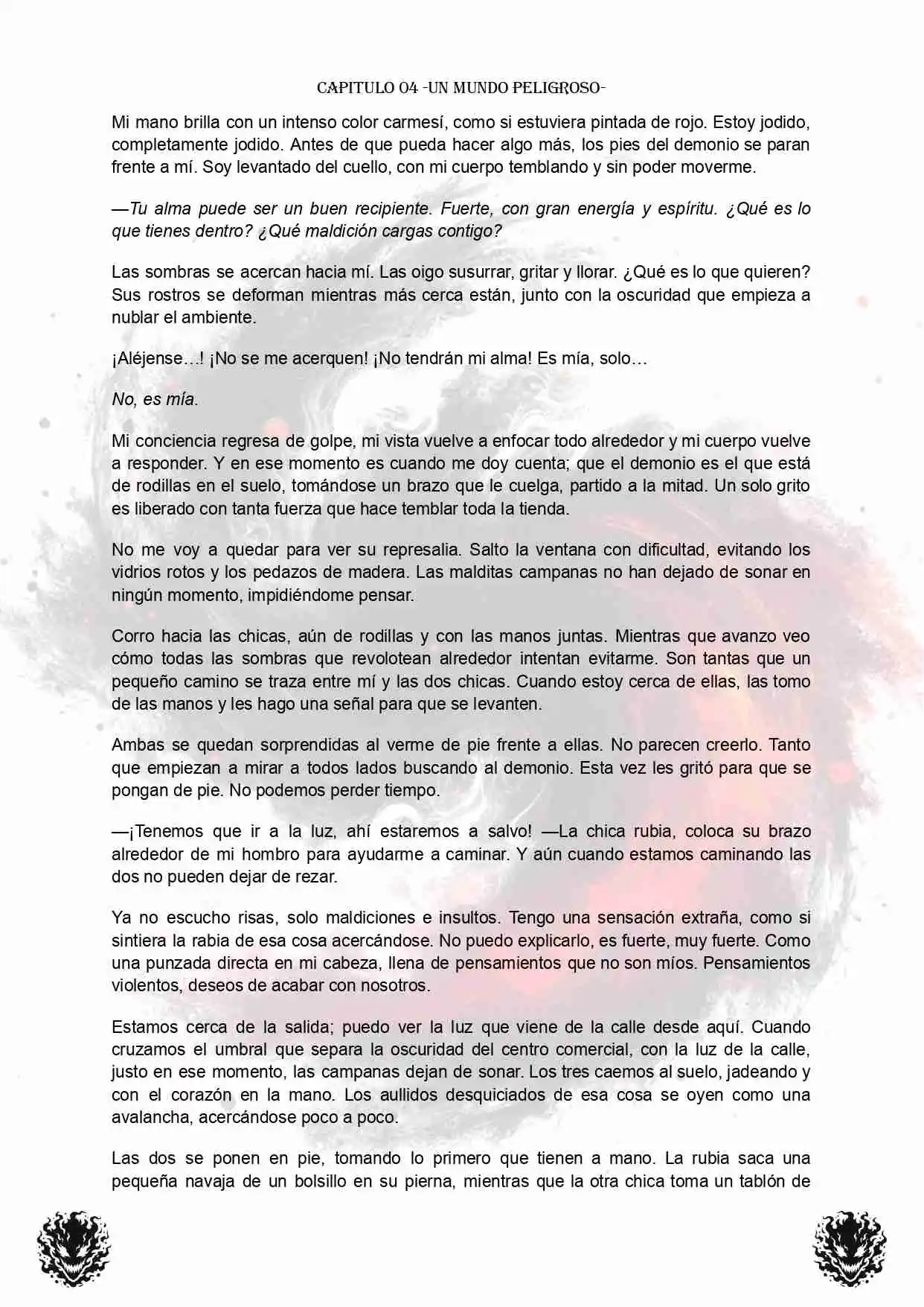 PORTADORES: ALMAS CORRUPTAS EN EL FIN DEL MUNDO (Novela) - Capítulo 4 - Página 5 - LectorTMOo