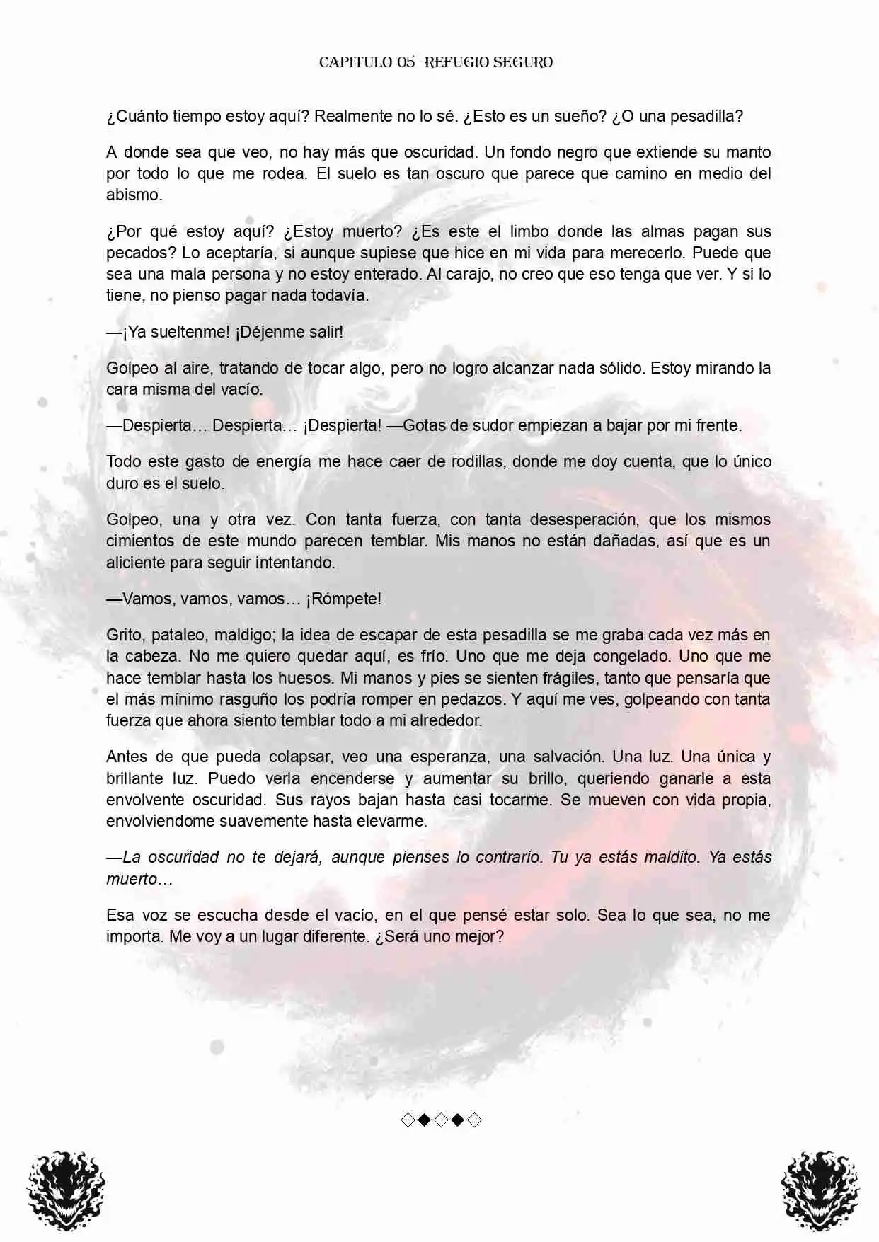 PORTADORES: ALMAS CORRUPTAS EN EL FIN DEL MUNDO (Novela) - Capítulo 5 - Página 1 - LectorTMOo