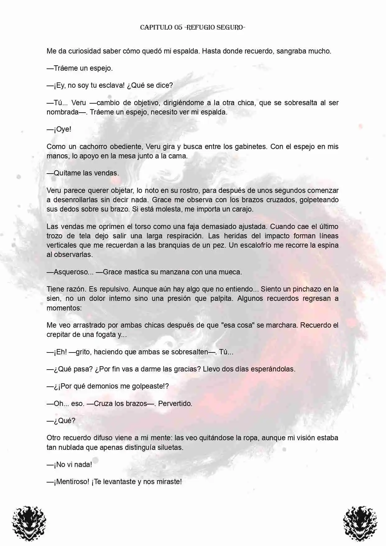PORTADORES: ALMAS CORRUPTAS EN EL FIN DEL MUNDO (Novela) - Capítulo 5 - Página 4 - LectorTMOo