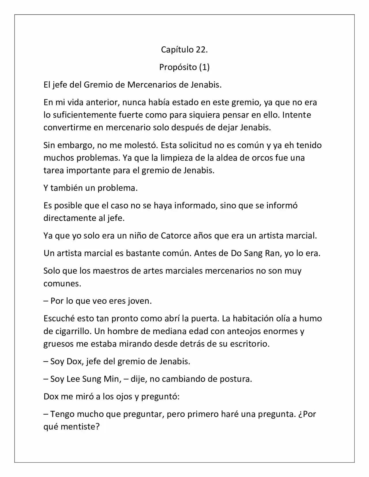 Possessing Nothing (Novela) - Capítulo 22 - Página 1 - LectorTMOo