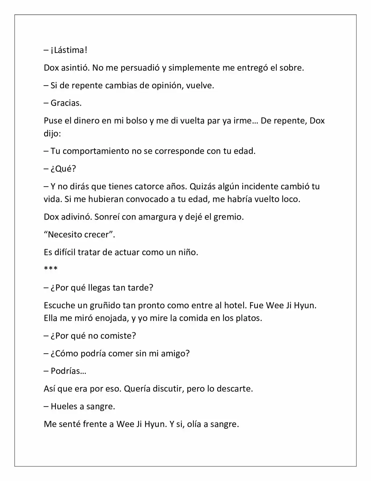 Possessing Nothing (Novela) - Capítulo 22 - Página 5 - LectorTMOo