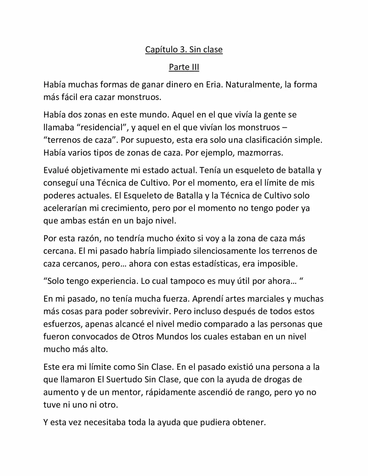 Possessing Nothing (Novela) - Capítulo 3 - Página 1 - LectorTMOo