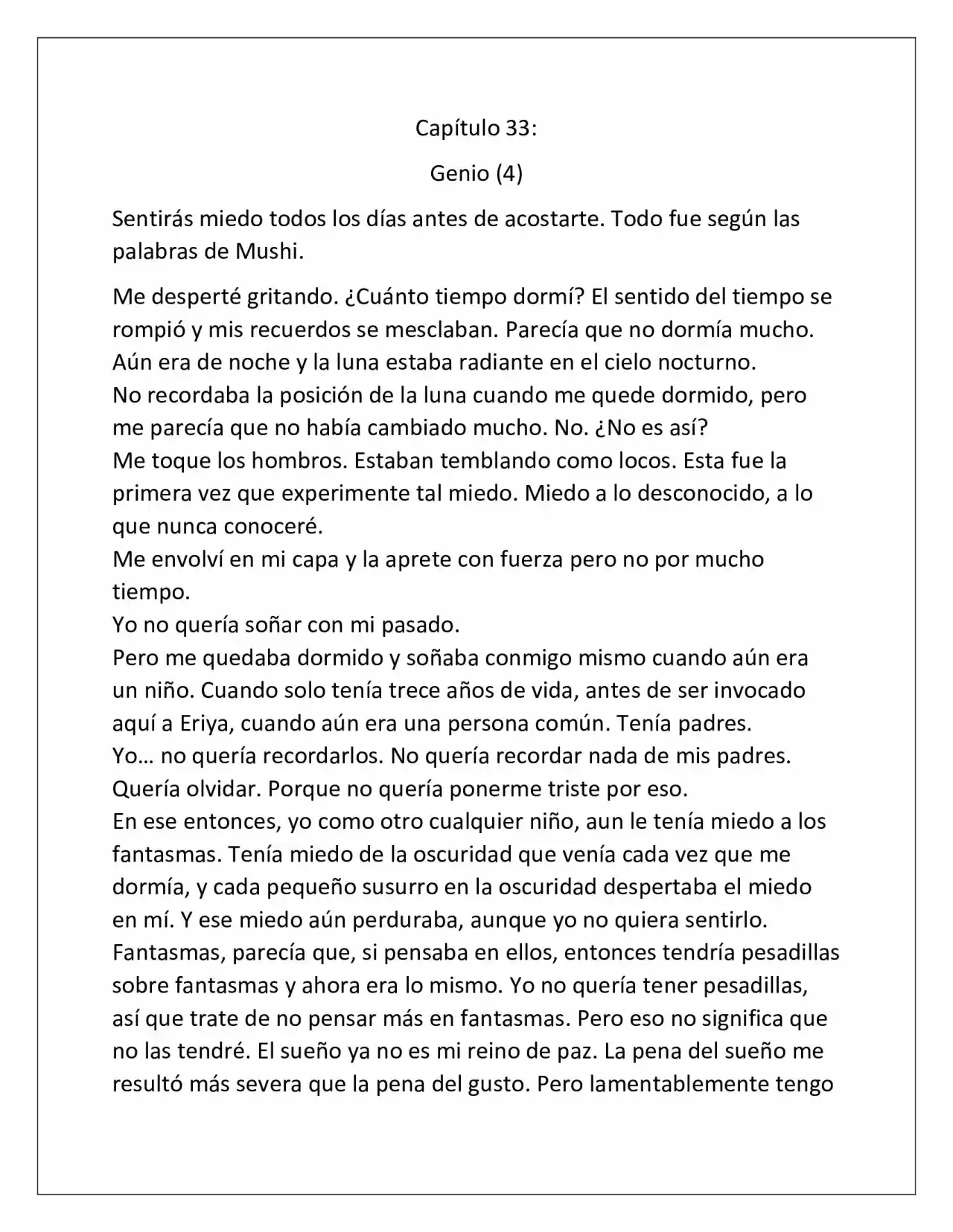 Possessing Nothing (Novela) - Capítulo 33 - Página 1 - LectorTMOo