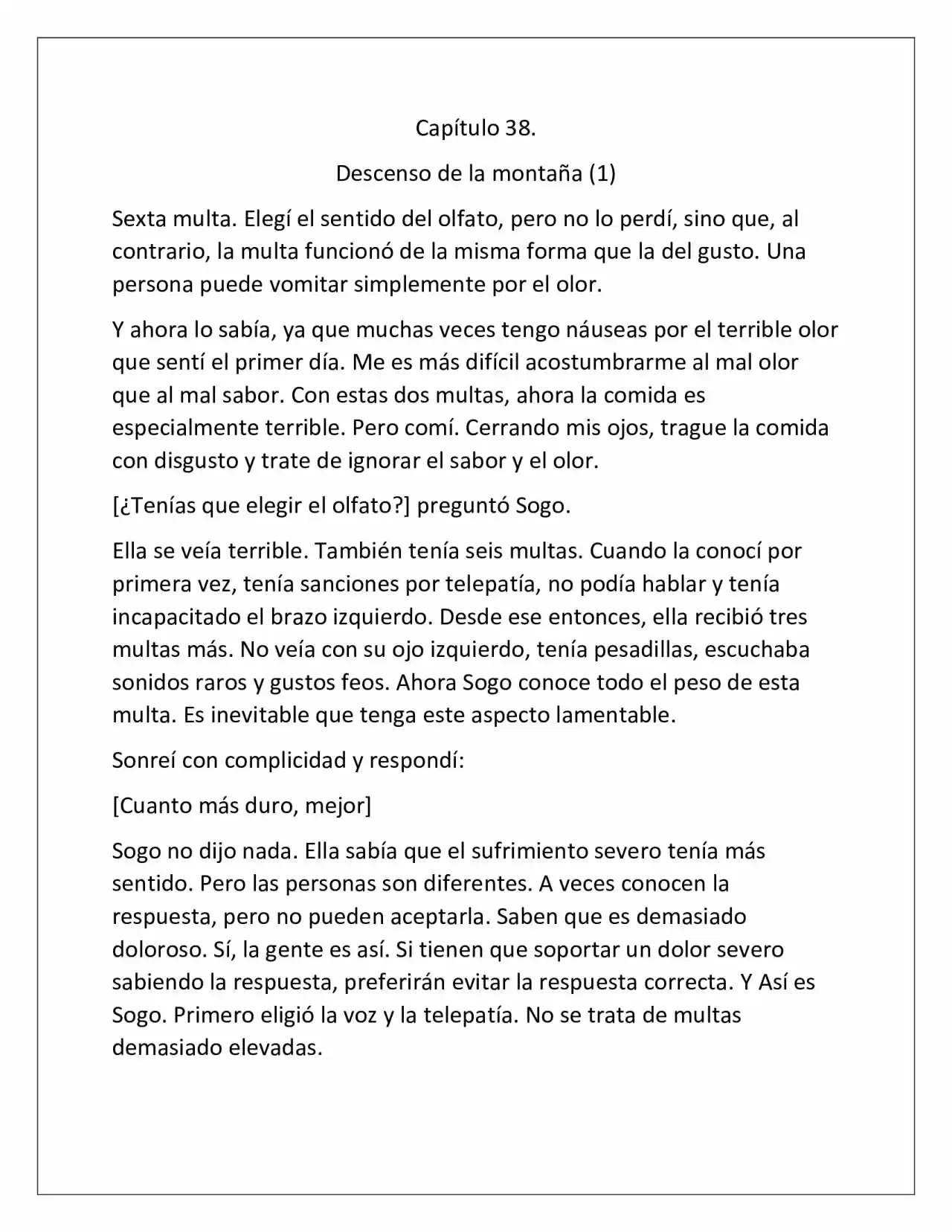 Possessing Nothing (Novela) - Capítulo 38 - Página 1 - LectorTMOo