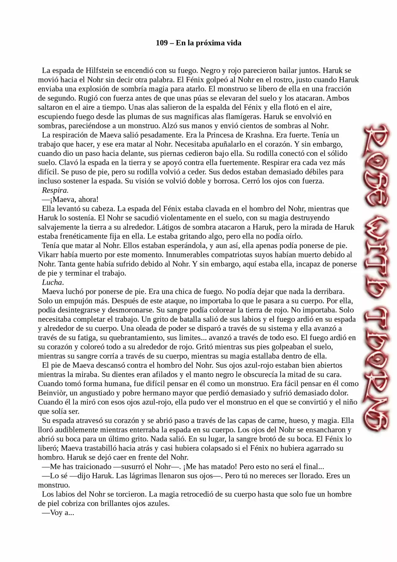 Príncipe De Seda Y Espino (Novela) - Capítulo 109 - Página 1 - LectorTMOo