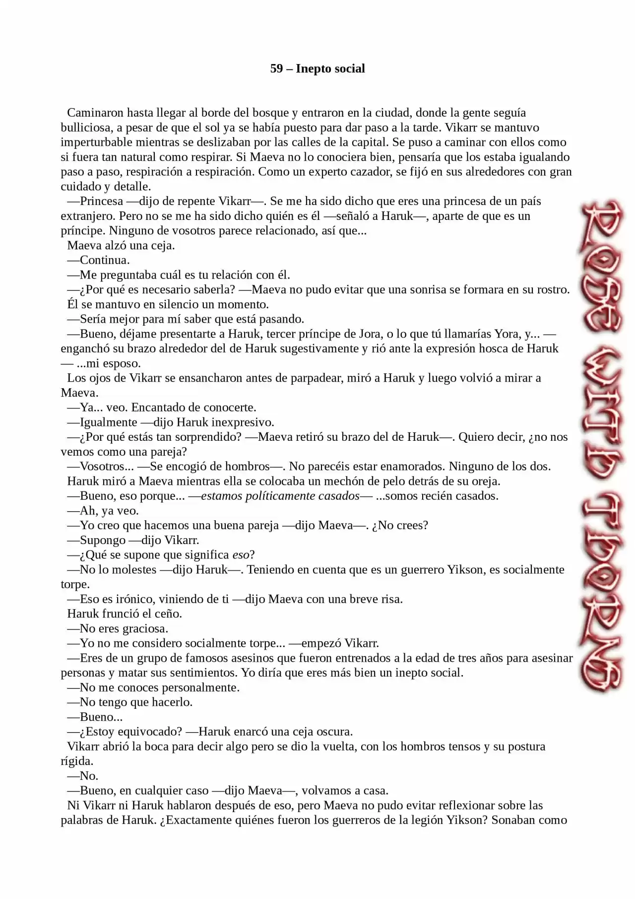 Príncipe De Seda Y Espino (Novela) - Capítulo 59 - Página 1 - LectorTMOo