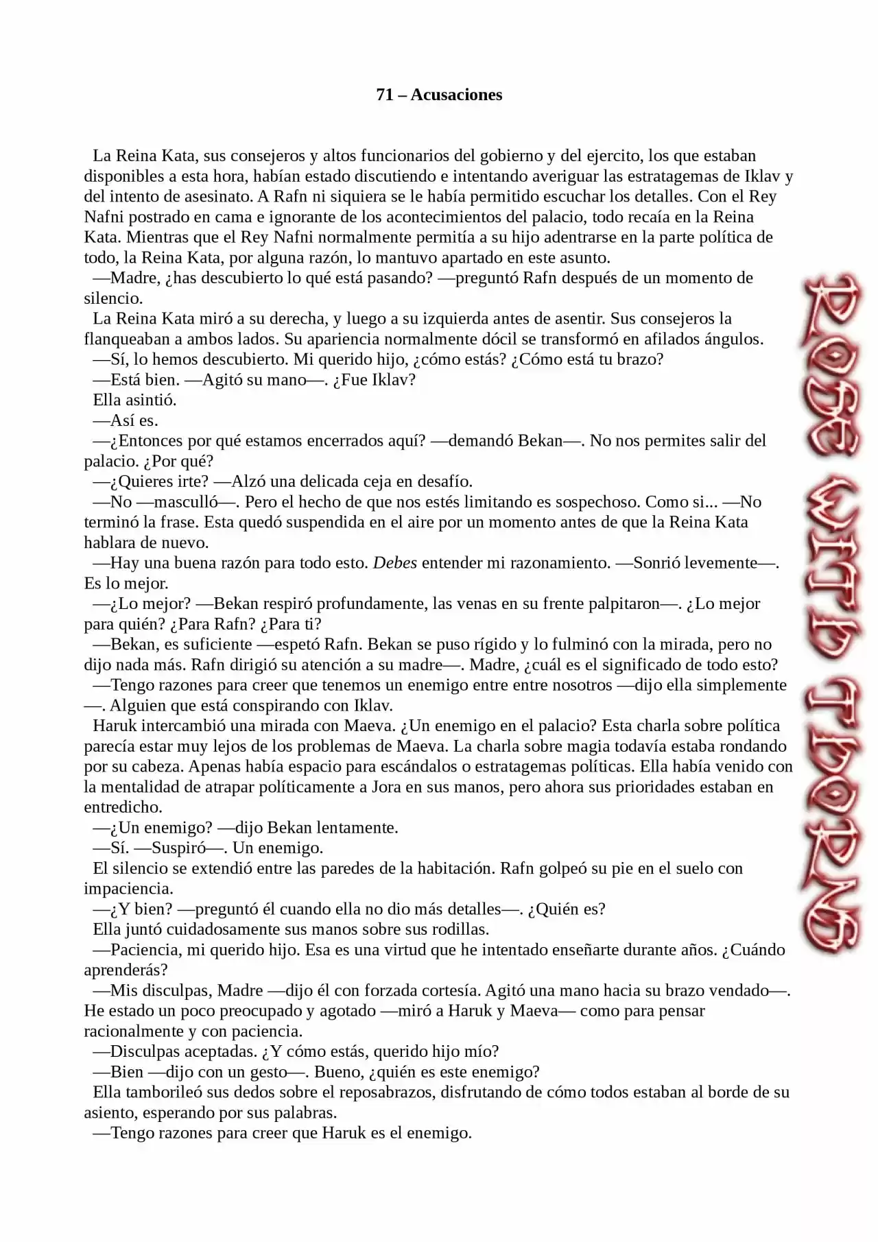 Príncipe De Seda Y Espino (Novela) - Capítulo 71 - Página 1 - LectorTMOo