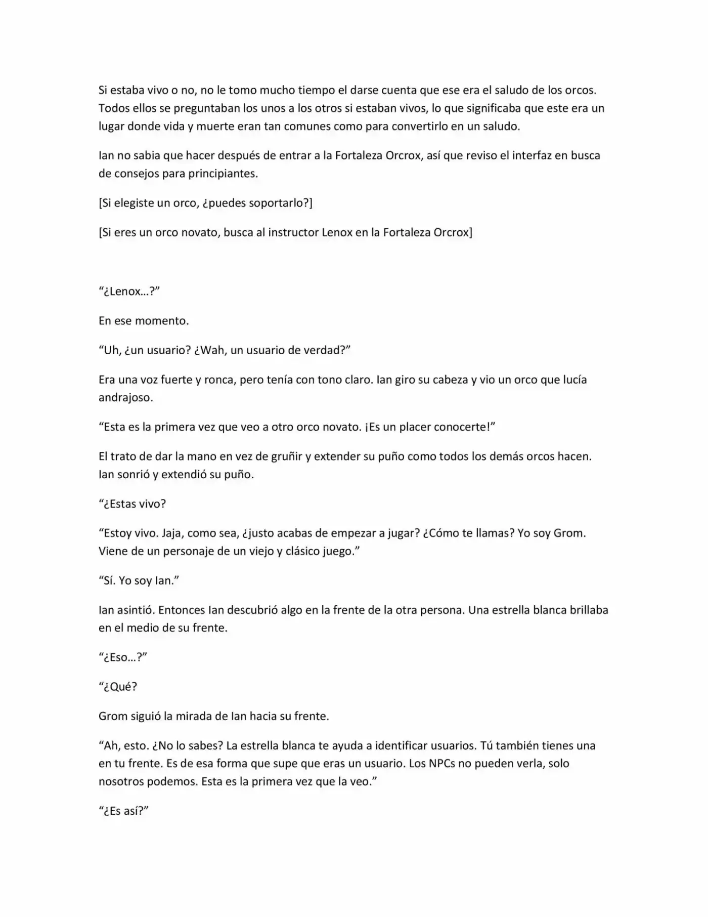 Praise The Orc! (Novela) - Capítulo 3 - Página 2 - LectorTMOo